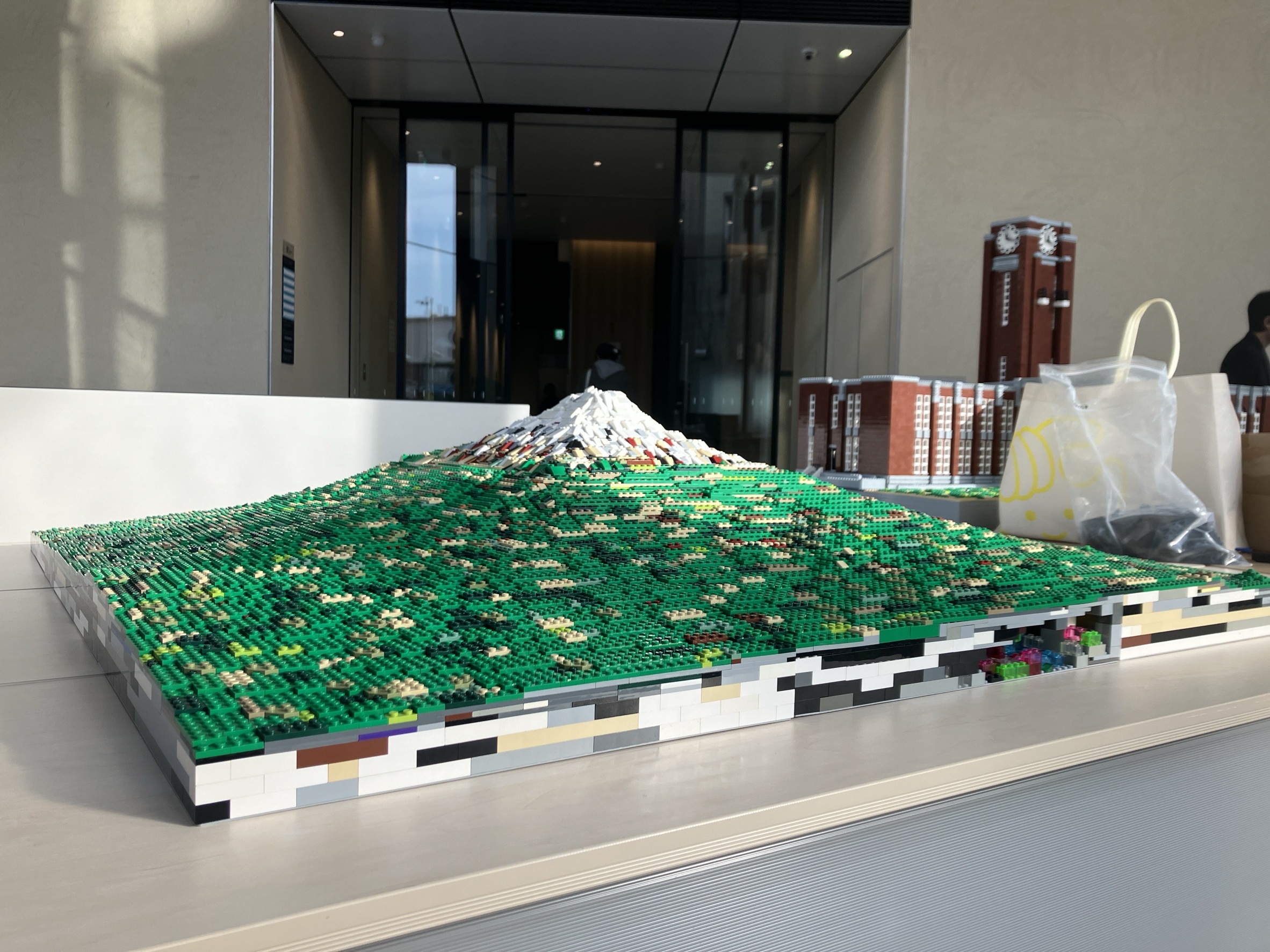 巨大富士山ジオラマの写真